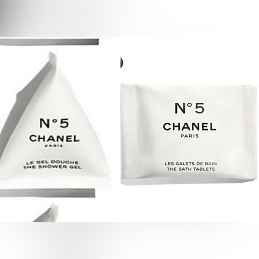 2x Chanel Factory N5 Bath Travel Size Set